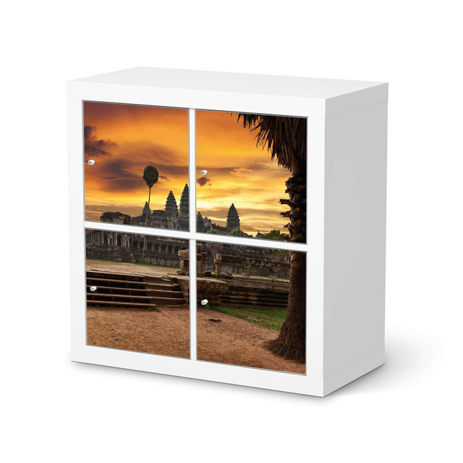 Möbelfolie IKEA Expedit Regal 4 Türen - Angkor Wat- Bild 1