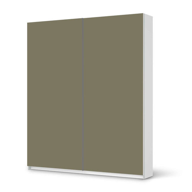 Möbelfolie IKEA Pax Schrank 236cm Höhe - Schiebetür - Braungrau Light- Bild 1