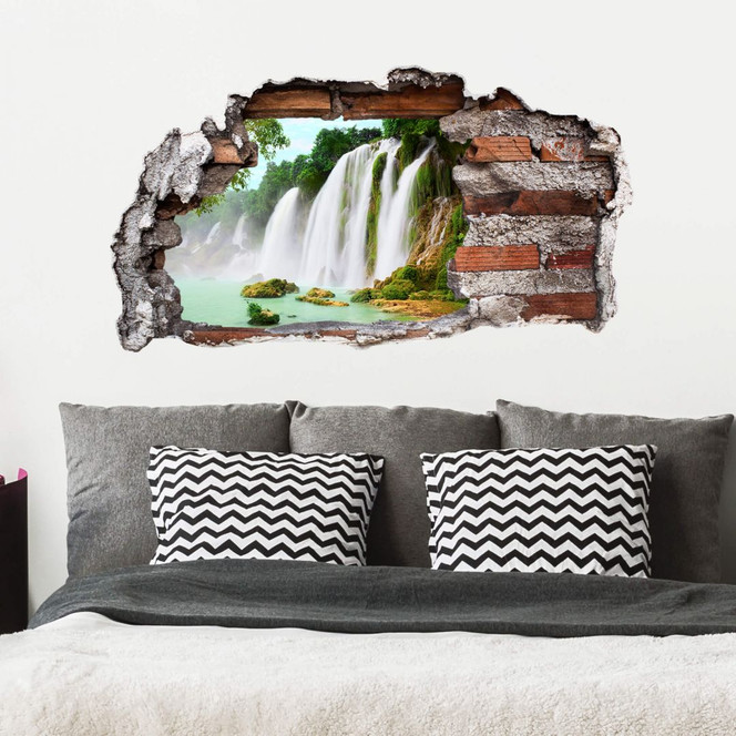 3D Wandtattoo Blaue Lagune