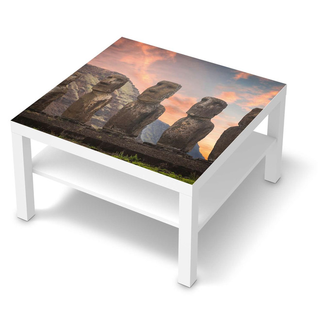 Möbelfolie IKEA Lack Tisch 78x78cm - Easter Island- Bild 1