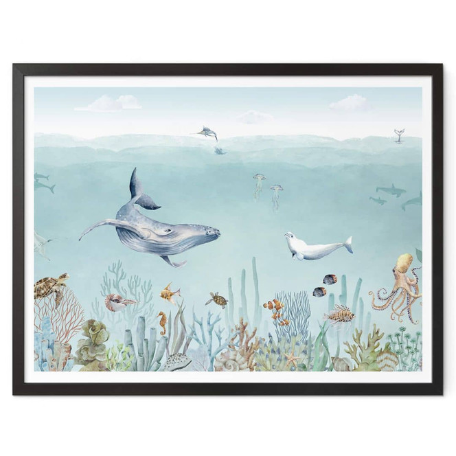 Poster Kikki Belle - Meeresleben