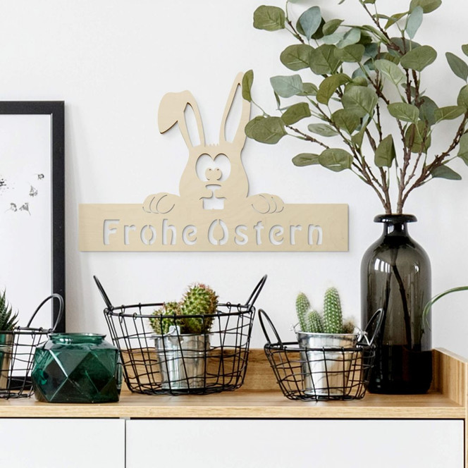 Wandschmuck Ostern mit Aufhänger