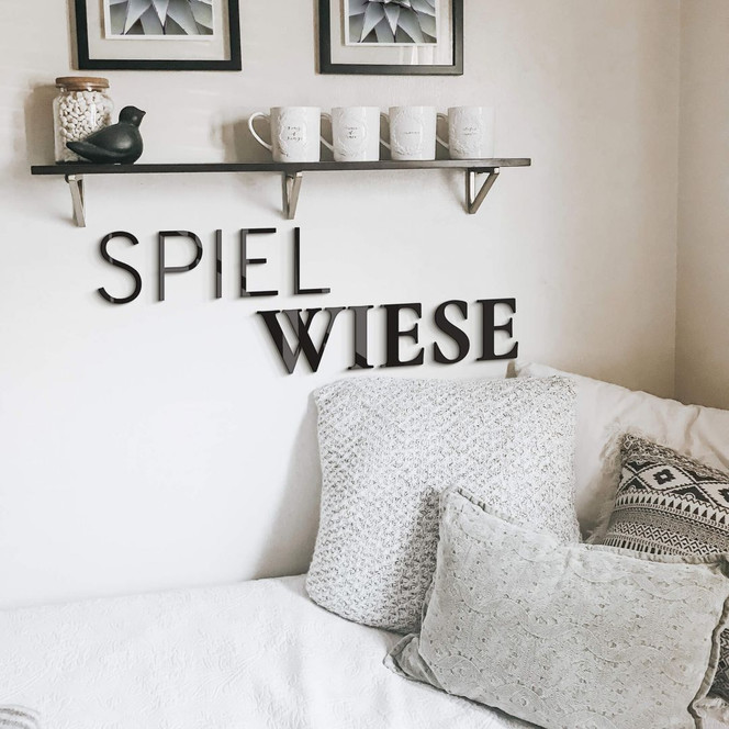 Acryldeko Spielwiese