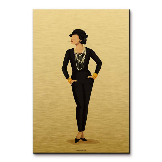 Alu-Dibond-Goldeffekt Tohmé - Coco