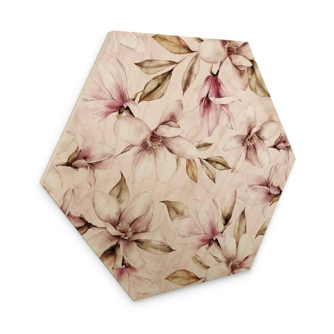 Hexagon - Holz UN Designs - Soft Magnolia