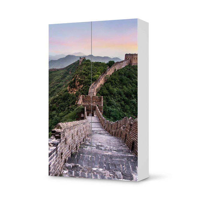 Klebefolie IKEA Besta Schrank 2 Türen (hoch) - The Great Wall- Bild 1