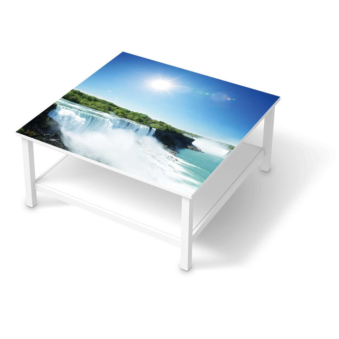 Klebefolie IKEA Hemnes Tisch 90x90cm - Niagara Falls- Bild 1