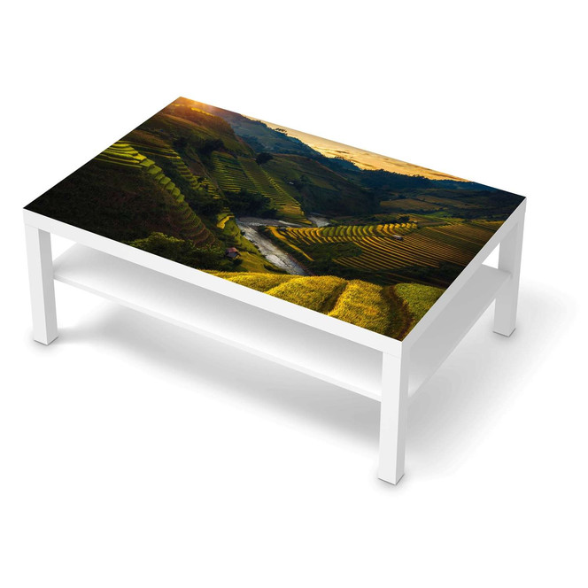 Klebefolie IKEA Lack Tisch 118x78cm - Reisterrassen- Bild 1