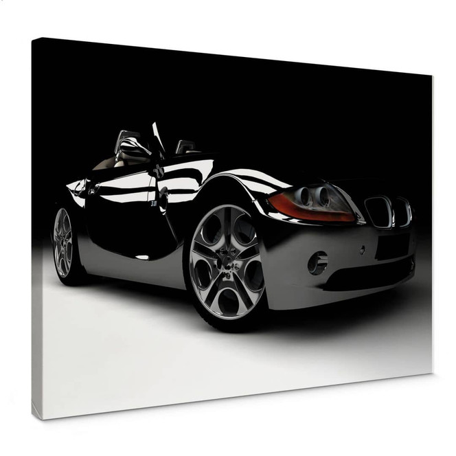 Leinwandbild Black Car