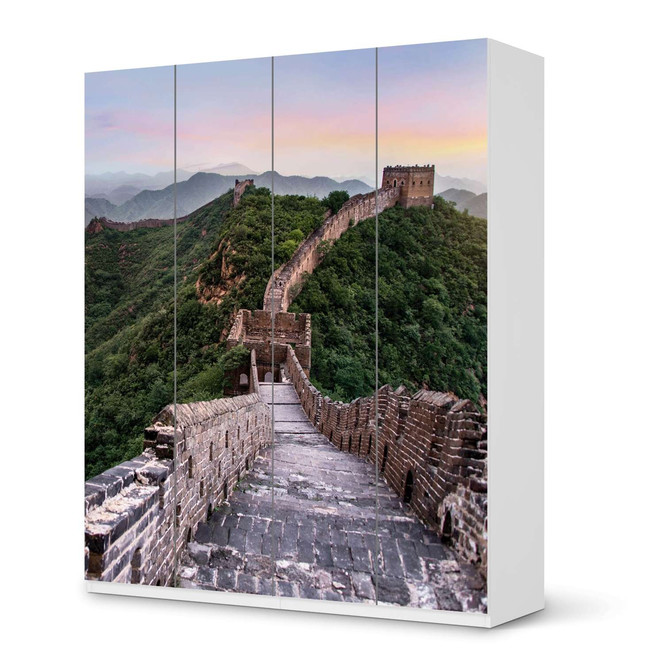 Möbelfolie IKEA Pax Schrank 236cm Höhe - 4 Türen - The Great Wall- Bild 1