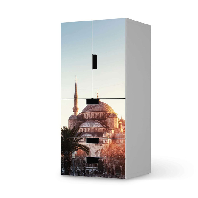 Möbelfolie IKEA Stuva / Malad - 3 Schubladen und 2 kleine Türen - Blue Mosque- Bild 1