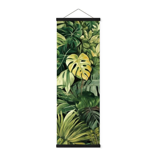 Stoffbild Dschungelpflanzen - Jaszke - Panorama