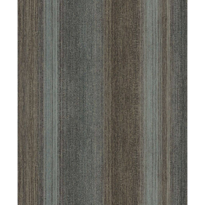 Vliestapete mit Streifen und Linien gold, anthrazit Struktur