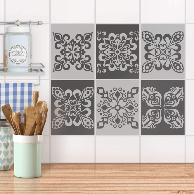 Fliesenaufkleber Set rechteckig - NERGIS