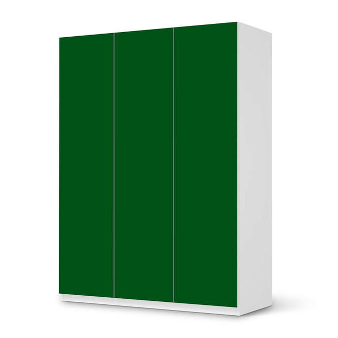 Folie IKEA Pax Schrank 201cm Höhe - 3 Türen - Grün Dark- Bild 1