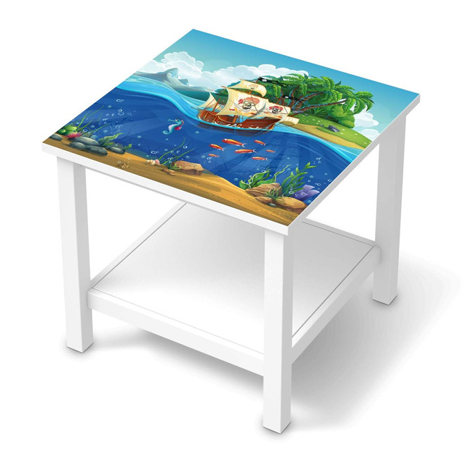 Möbel Klebefolie IKEA Hemnes Tisch 55x55cm - Pirates- Bild 1