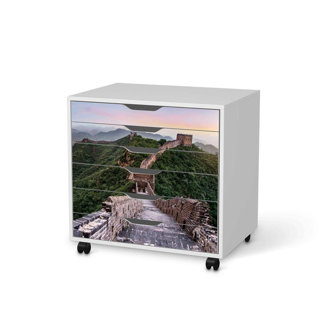 Möbelfolie IKEA Alex Rollcontainer 6 Schubladen - The Great Wall- Bild 1