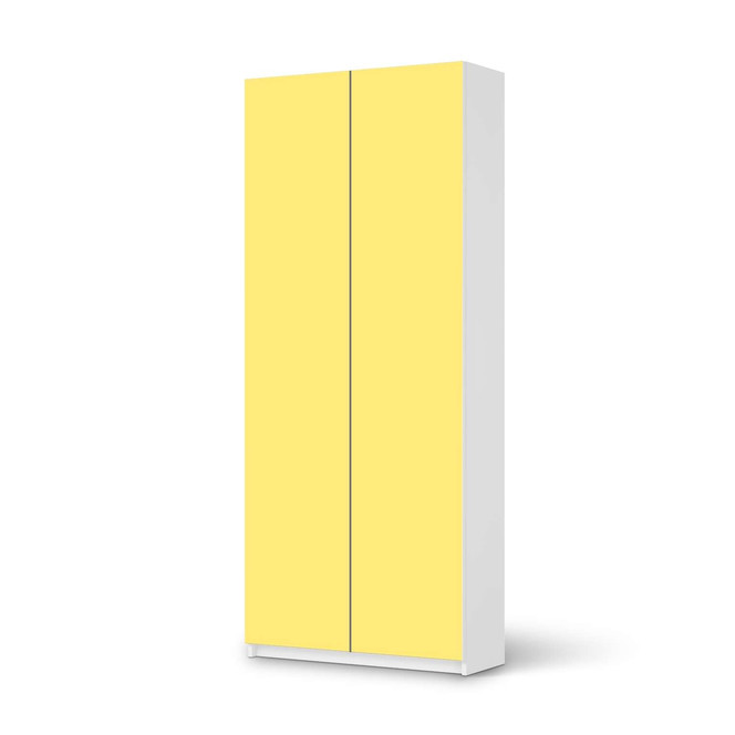 Möbelfolie IKEA Pax Schrank 236cm Höhe - 2 Türen - Gelb Light- Bild 1
