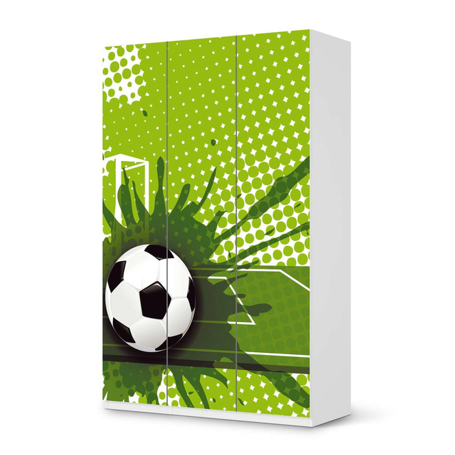 Möbelfolie IKEA Pax Schrank 236cm Höhe - 3 Türen - Goal- Bild 1