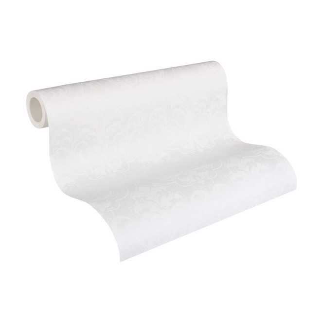 A.S. Création Vliestapete Meistervlies Barocktapete mit Ornamenten überstreichbar weiss