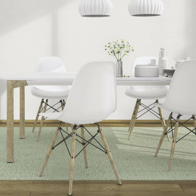 Unitapete, Vliestapete mit Struktur Bauhaus weiss