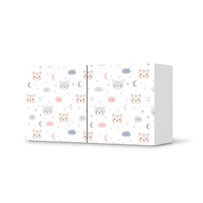 Folie IKEA Besta Regal 2 Türen (quer) - Sweet Dreams- Bild 1