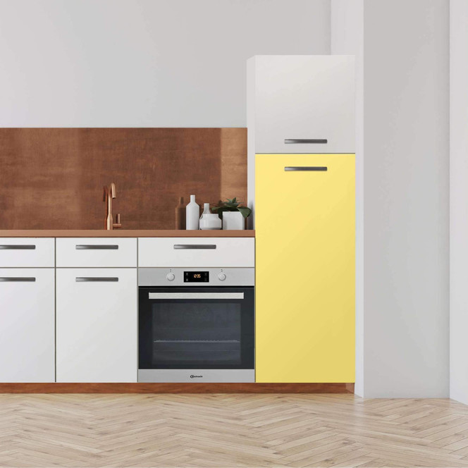 Klebefolie - Hochschrank (60x140cm) - Gelb Light- Bild 1