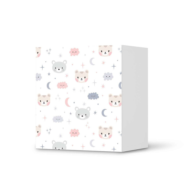 Klebefolie IKEA Besta Regal 1 Türe - Sweet Dreams- Bild 1