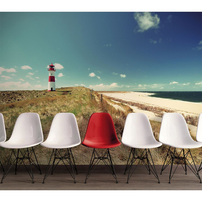 Livingwalls Fototapete Designwalls Lighthouse Strand - Bild 1