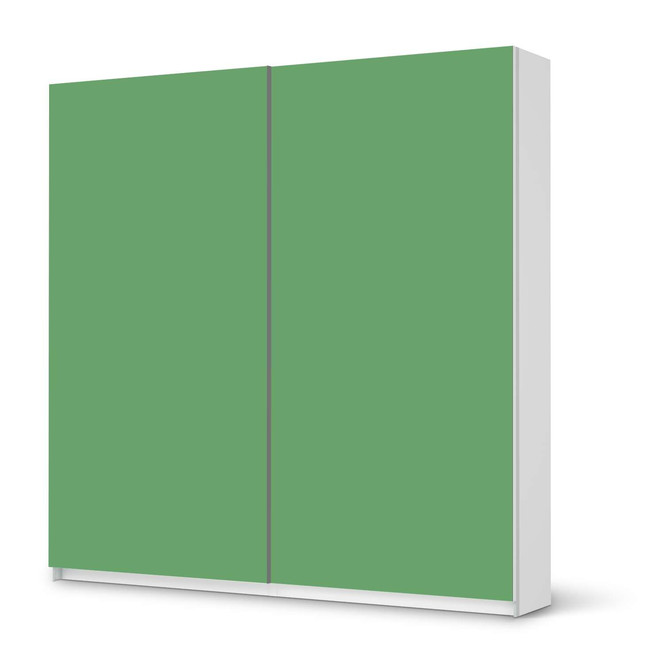 Möbel Klebefolie IKEA Pax Schrank 201cm Höhe - Schiebetür - Grün Light- Bild 1