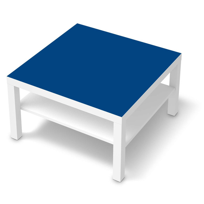 Möbelfolie IKEA Lack Tisch 78x78cm - Blau Dark- Bild 1