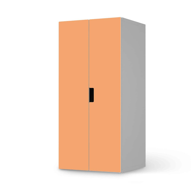 Möbelfolie IKEA Stuva / Malad Schrank - 2 grosse Türen - Orange Light- Bild 1