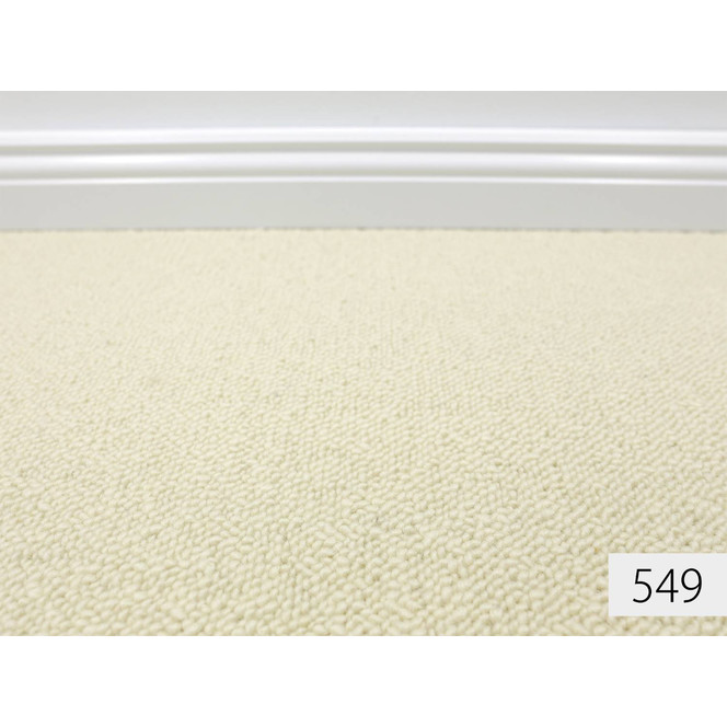 Tanger Berber Teppichboden Meterware in Snowdrift 549