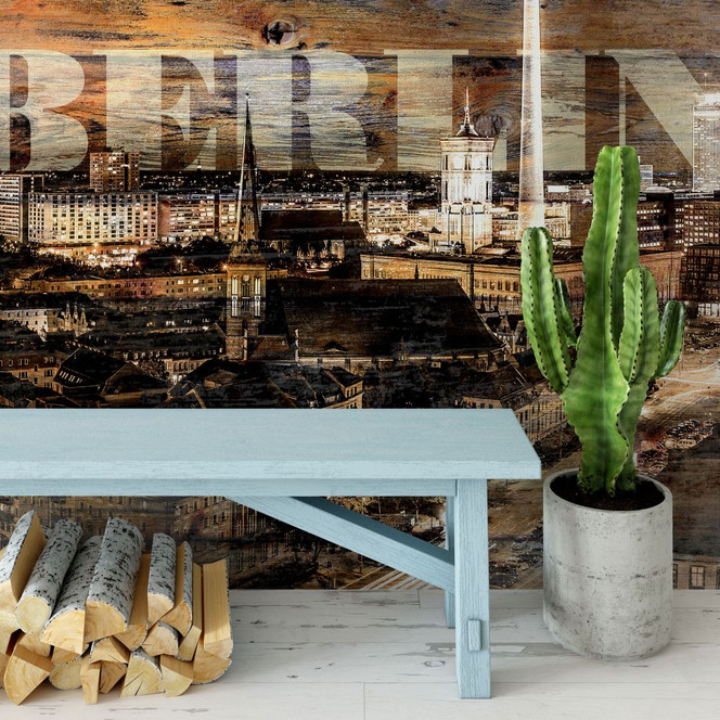 Fototapete Berlin Szenerie - 240x260cm - Bild 1