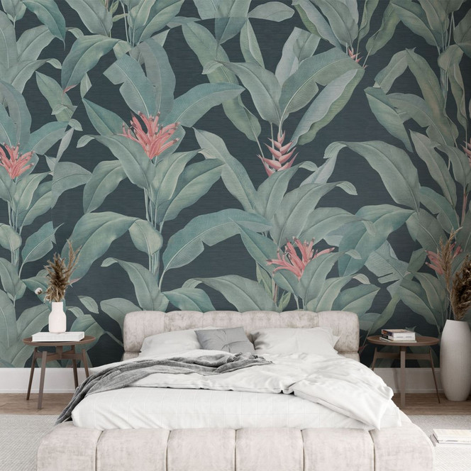 Fototapete Dschungelpflanzen - Urban Jungle Tropenblätter Grün - Bloomery Decor
