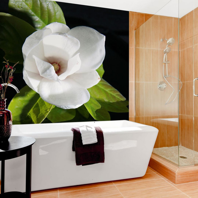 Fototapete Orchideengarten - 144x260cm - Bild 1