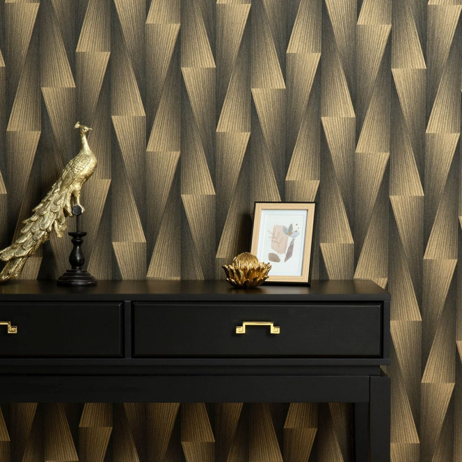 Guido Maria Kretschmer Grafiktapete Shift Fashion for Walls 5 schwarz