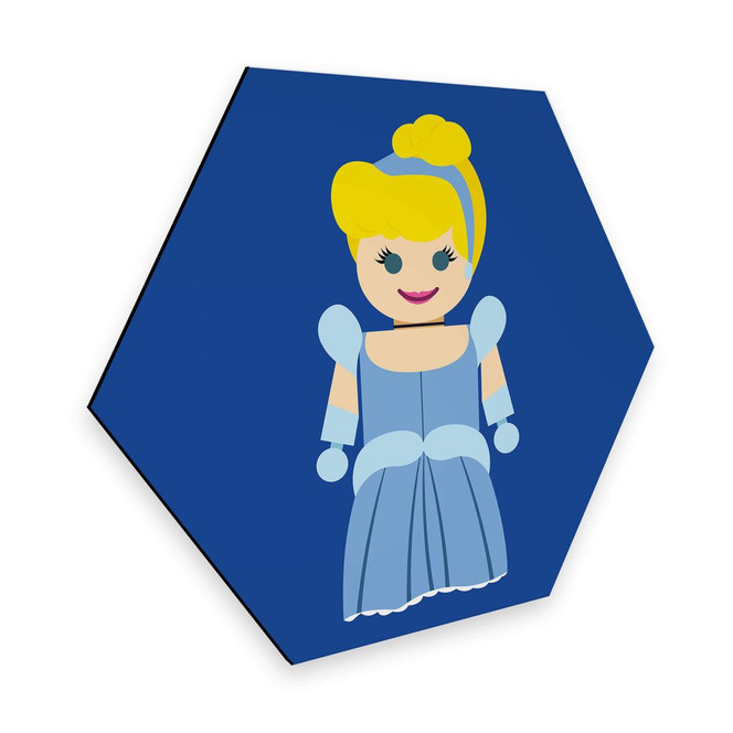 Hexagon - Alu-Dibond Gomes - Cinderella Spielzeug