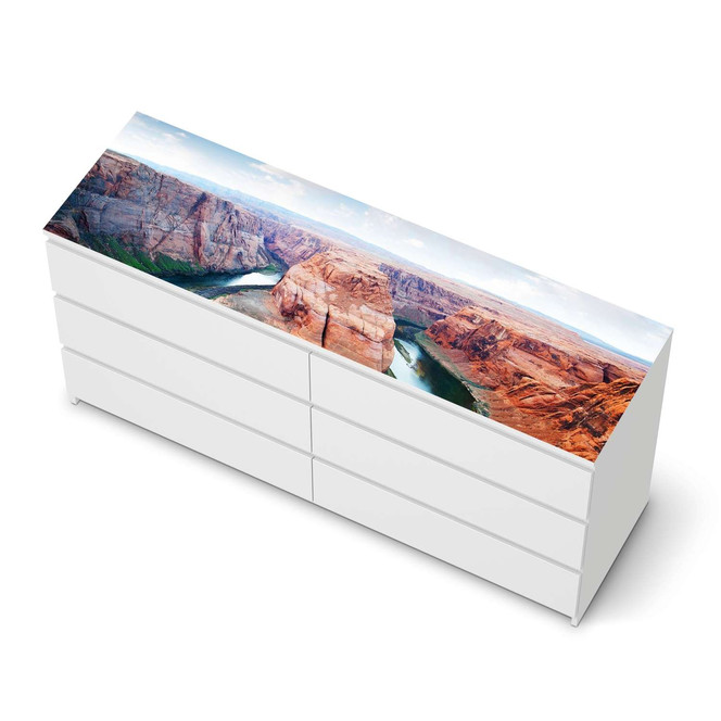Möbelfolie IKEA Malm Kommode 6 Schubladen (breit) oben - Grand Canyon- Bild 1