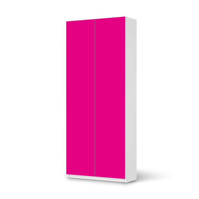 Möbelfolie IKEA Pax Schrank 236cm Höhe - 2 Türen - Pink Dark- Bild 1