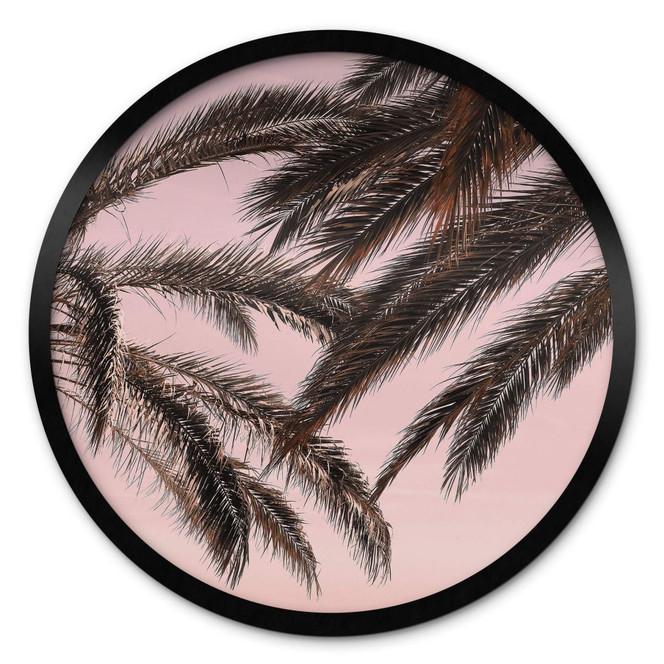 Poster 1X Studio - Palmen - Rund