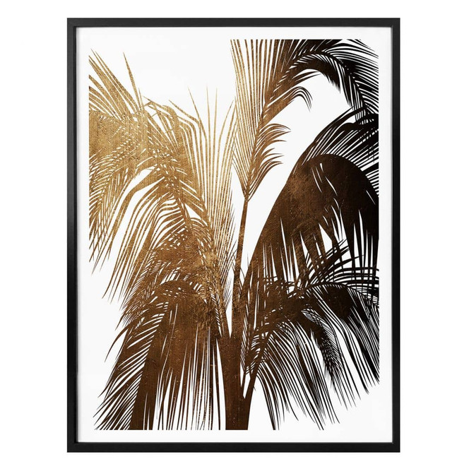 Poster Kubistika - Goldener Sonnenschein