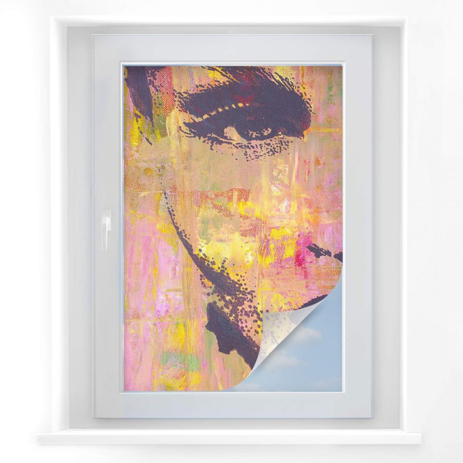 Sichtschutzfolie Popart Potrait