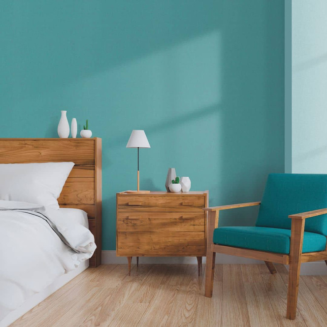 Unitapete, Vliestapete Erismann Martinique türkis