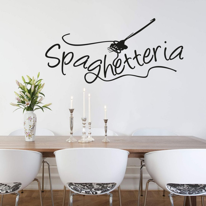 Wandtattoo Spaghetteria Gabel
