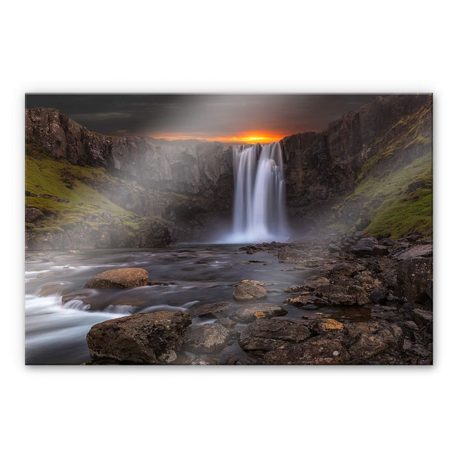 Acrylglasbild Cuadrado - Stream