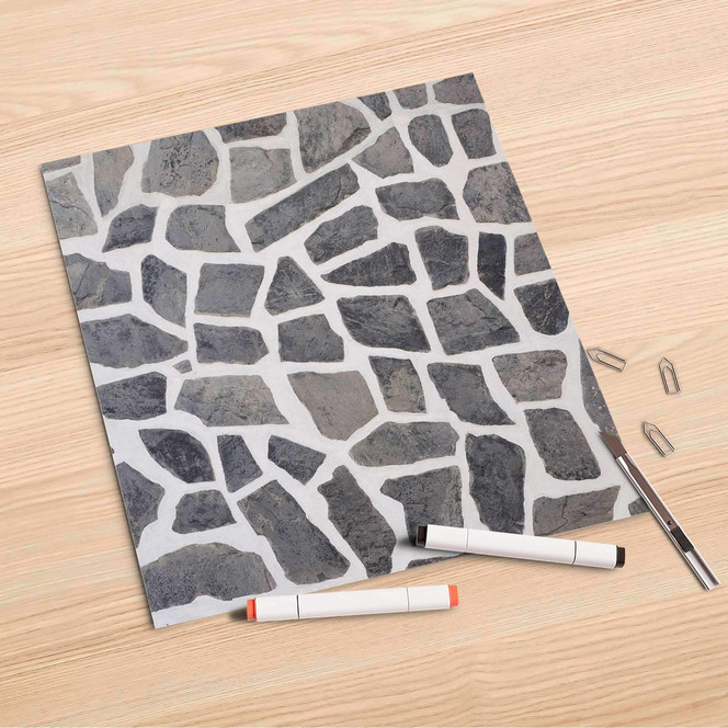 Folienbogen (30x30cm) - Steinmosaik- Bild 1