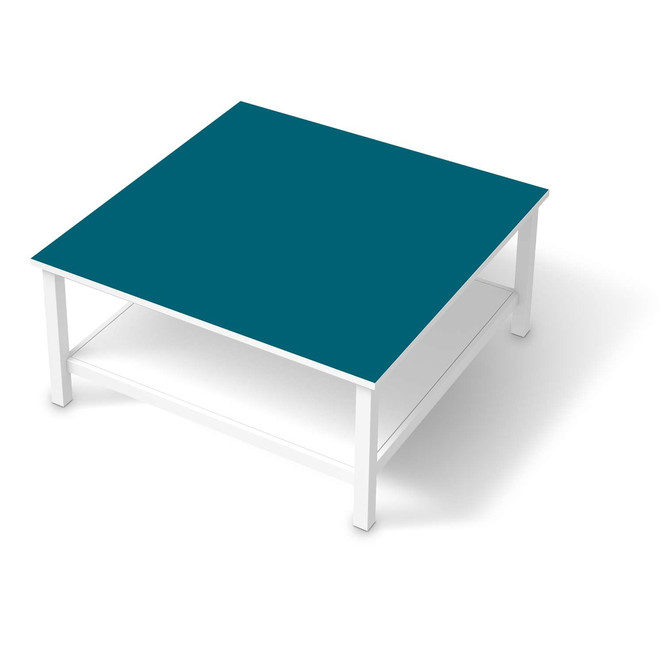 Klebefolie IKEA Hemnes Tisch 90x90cm - Türkisgrün Dark- Bild 1