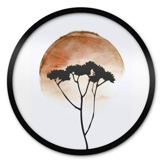 Poster Kubistika - Afrikanische Wüste - Rund