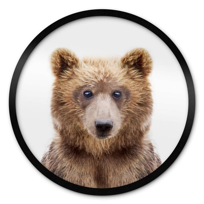 Poster Sisi & Seb - Bärenjunges - Rund